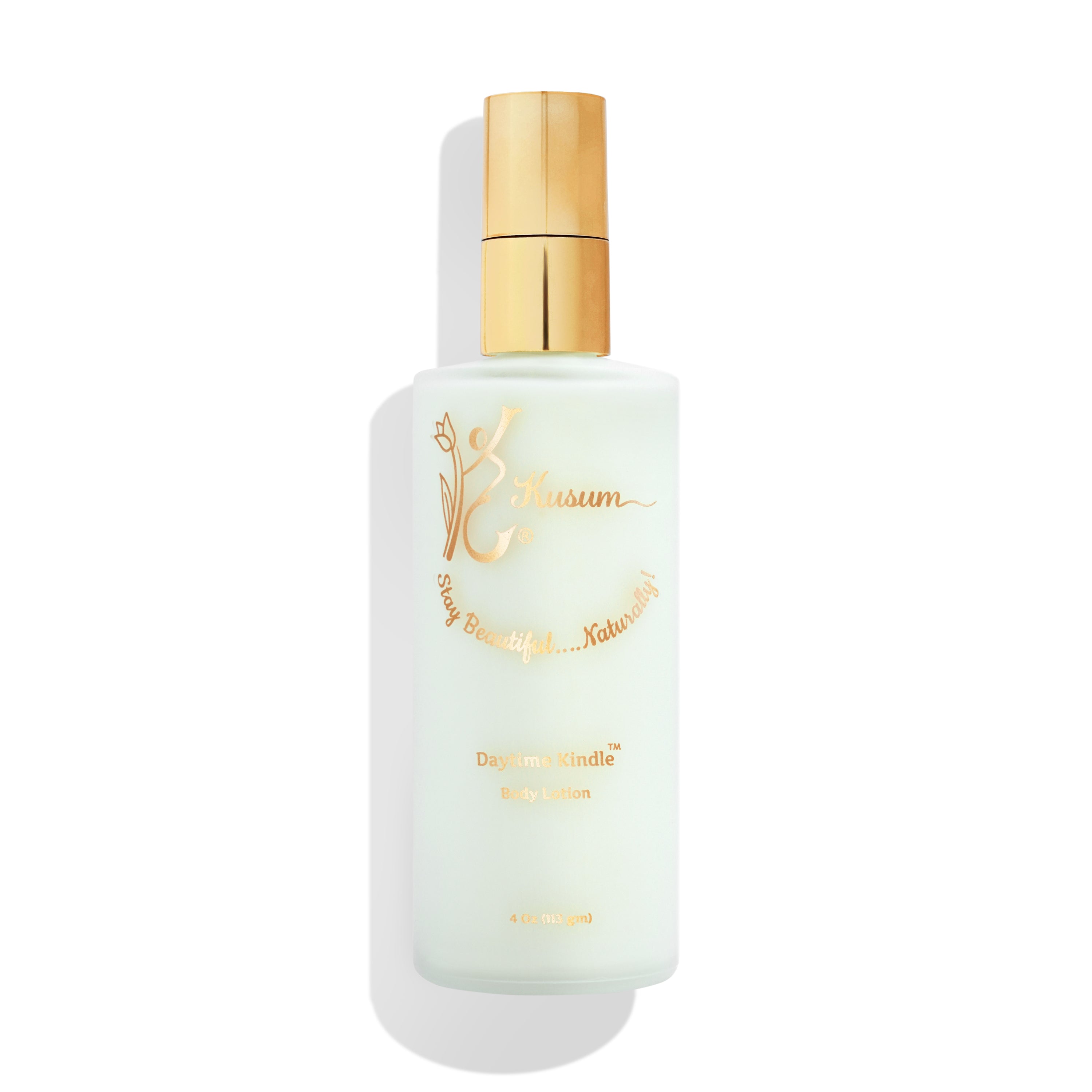 luxury natural skincare body lotion daytime