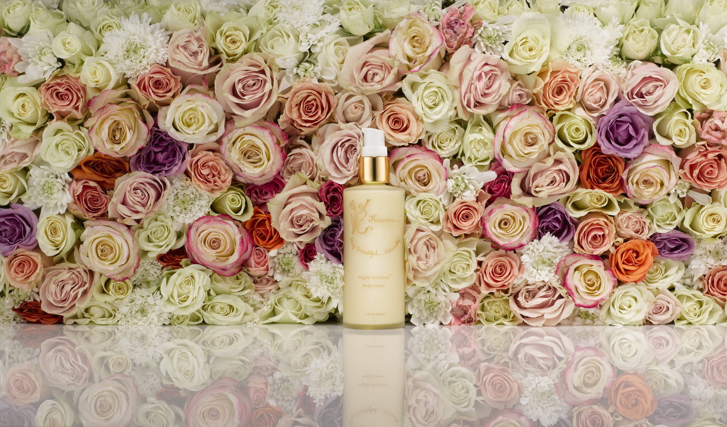 front shot of luxury natural skincare body lotion